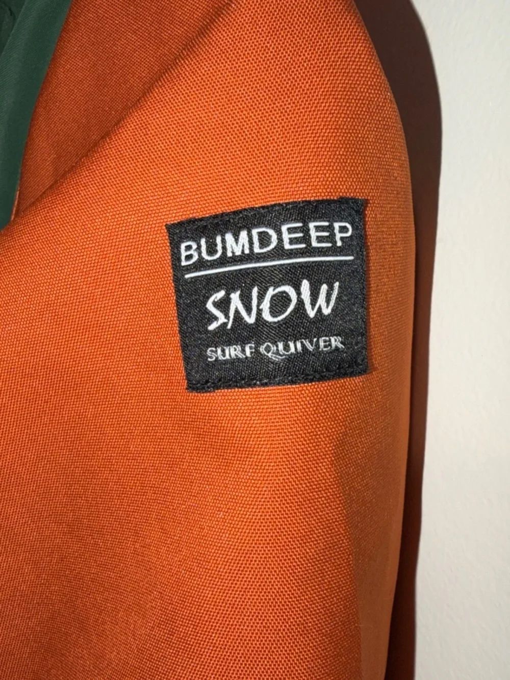 Bumdeep Unisex Ski Suit Snowboarding Size 125 Cm Olive/Orange Blue Magic EUC